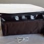 Y2K Sephora Large Toiletry Bag Makeup Case Vegan Chocolate Brown Unisex