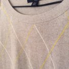 Banana Republic 3/4 Sleeves Cotton Knit Top Boatneck Belgian Tan MP