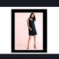 LBD Shift Dress Above Knee Tie Back Detail Black Size Small