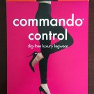 Commando Control Perfectly Opaque Footless Control Tights Black Commando Control Perfectly Opaque Footless Control Tights Black