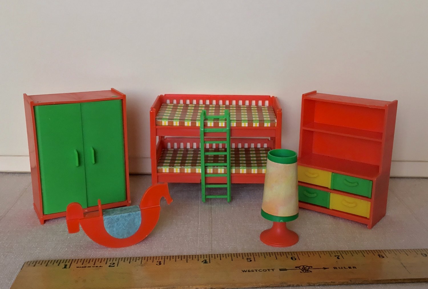 Mid-century Dollhouse Furniture Set Jean Höfler Vintage Toys West Germany