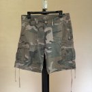 Vintage Womens Low Rise Cargo Shorts Med Camo 11 Inch Inseam