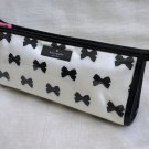 Kate Spade Long Cosmetic Case Paris Black Bows East West Heddy Kate Spade Long Cosmetic Case Paris Black Bows East West Heddy