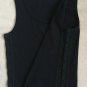 Crocheted Black Ribbed Tank Top by Acrobat