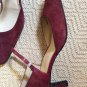 Ralph Lauren Heels Dark Red Mary Jane Pumps Vintage NIB