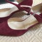 Ralph Lauren Heels Dark Red Mary Jane Pumps Vintage NIB