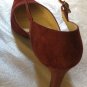 Ralph Lauren Heels Dark Red Mary Jane Pumps Vintage NIB