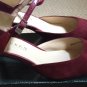 Ralph Lauren Heels Dark Red Mary Jane Pumps Vintage NIB