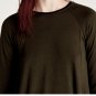 Zara Long Sleeve Drapey Tunic Top Hunter Green NEW