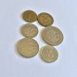 Vintage Coins Germany Silver Marks Pfennig 1970s 1980s 1990