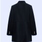 Zara Navy Wool Pea Coat Gold Buttons 9787/201 NEW Lined Walking Length