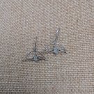 Vintage Sterling Rower Sculler Oarsman Crew Scull Dangle Earrings Jeweler Handmade