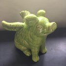 Big Glazed Ceramic Pig Urban Trends House Garden Decor Big Glazed Ceramic Pig Urban Trends House Garden Decor