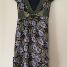 Vintage Free People Boho Ruffle Dress Mod Botanical Boho Empire Vintage Free People Boho Ruffle Dress Mod Botanical Boho Empire