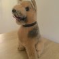 Vintage Dakin German Shepherd Dog Plush GSD Puppy with Collar