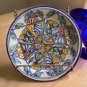 Vintage Handpainted Talavera Plate Mexican Pottery Wall Hanging
