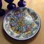 Vintage Handpainted Talavera Plate Mexican Pottery Wall Hanging
