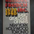 Samuel French Inc Basic Catalogue of Plays 1830-1980 150th Anniversary Edition NYC Hollywood RARE