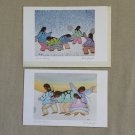 CECIL YOUNGFOX Prints Canadian Ojibwe Artist Folded Art Cards