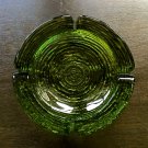 Vintage MCM Green Glass Ashtray Decorative Dish Lido Soreno 1960s-1970s
