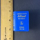 Vintage Miniature Lilliput German-English Dictionary Langenscheidt’s Collectible Books