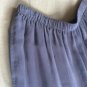 Periwinkle Silk Flowy Pants High Waist Pull-On Lightweight Rayon and Seam POCKETS