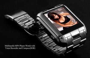 [HOTPRICE] Multimedia MP4 Player Watch with Voice Recorder and Compass