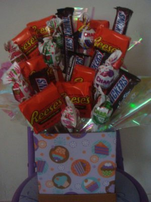Cupcake Candy Bouquet