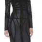 Cloverl Elle Long Sleeve Bandage Dress Free Global Shipping