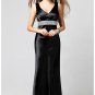 Cloverl Tiffany Satin Evening Dress 3 colors in Free Global Shipping