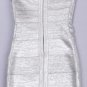 Cloverl Scarlett Metallic Bandage Dress 3 colors in Free Global Shipping