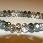 CRYSTAL BRACELET WITH SKULL CHARM