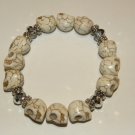 WHITE SKULL BRACELET
