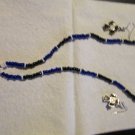 Blue and black cross