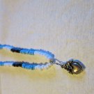 Blue and White Heart