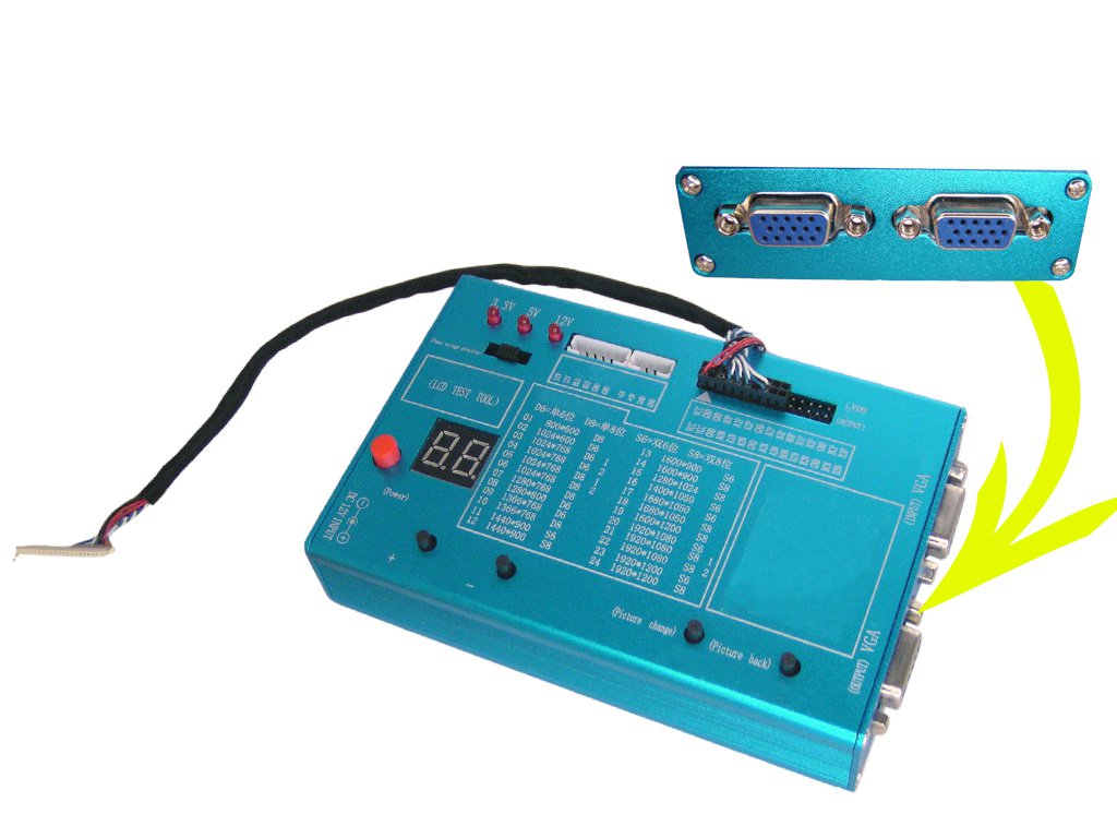 Laptop Desktop TV LCD LED TEST TOOL LCD Monitor Screen Display Panel Signal Generator Tester