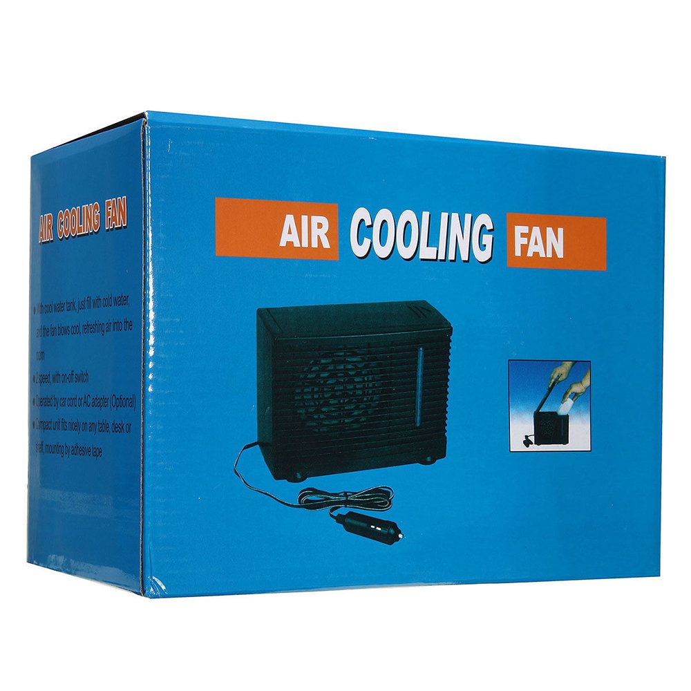 Portable 12V Car Air Cooler Mini Cool Quick Conditioner Water Cooler