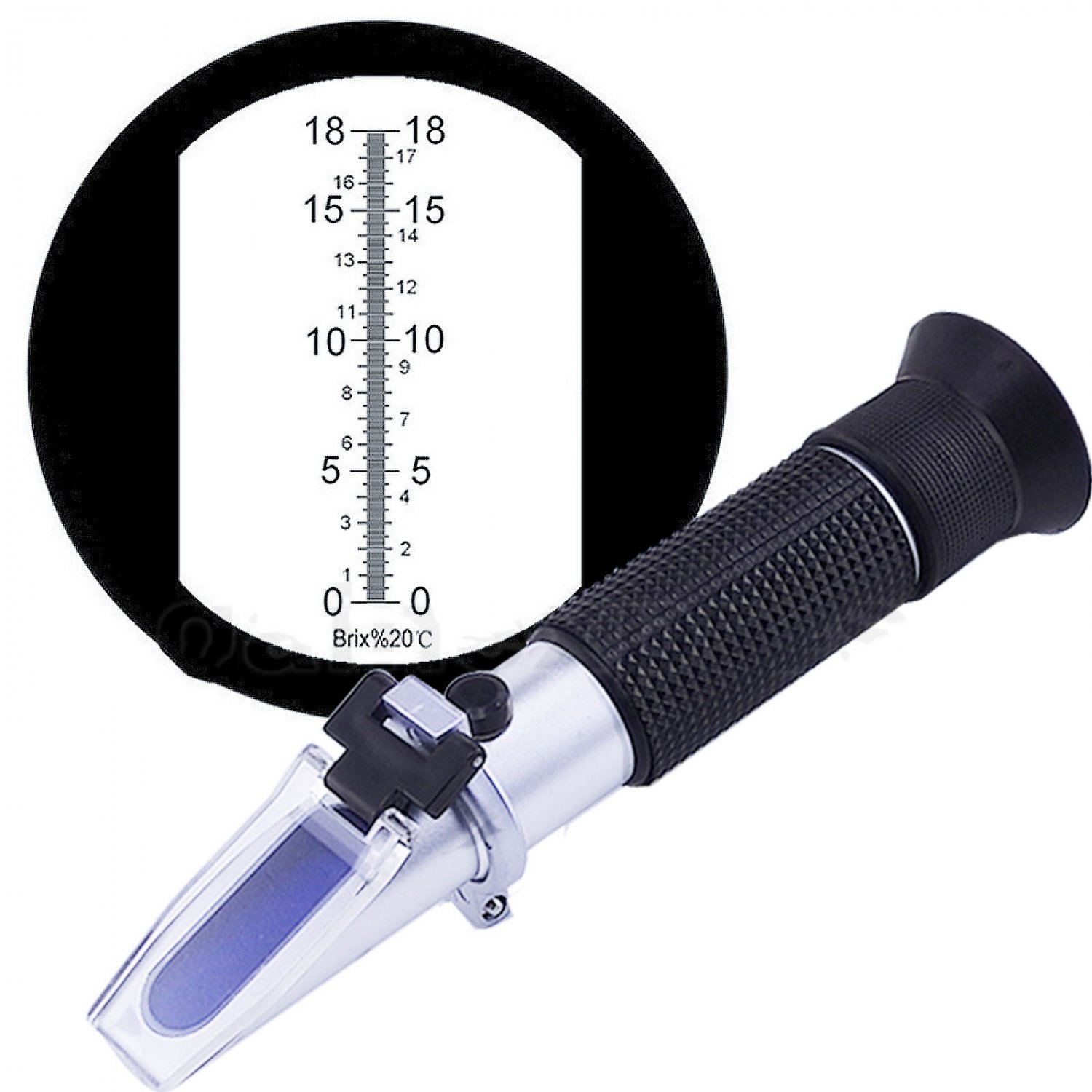 0-18% BRIX REFRACTOMETER Test ATC Low Sugar CNC Maple Sap Juice ...