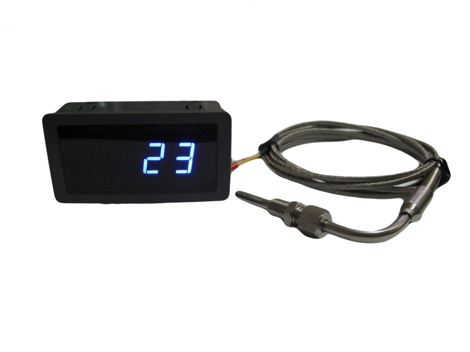 Digital LED EGT Gauge with Exhaust Weld Gas Temperature Sensors Probe