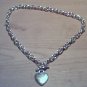 Puff Heart Toggle Necklace