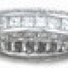 Sterling Silver Fancy Eternity Band