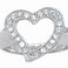 CZ Heart  Shaped Ring