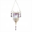 DISTRSS METAL/GLASS HANG VOTIV
