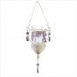 DISTRSS METAL/GLASS HANG VOTIV