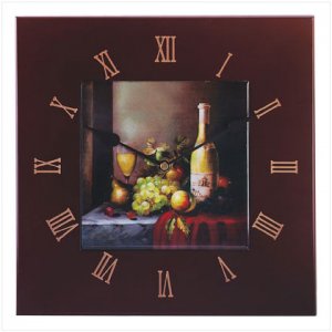 GRAPES WINE WALL CLOCK