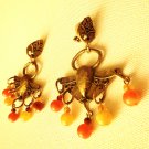 Original Antique Brass Finish w/ Natural Beads.