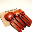 Wooden earrings