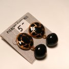 leopard print w/ natural bead