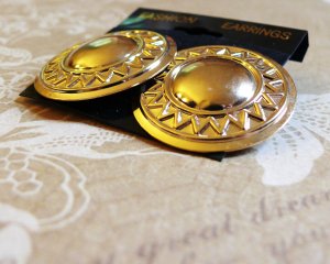 Gold matte cast shield