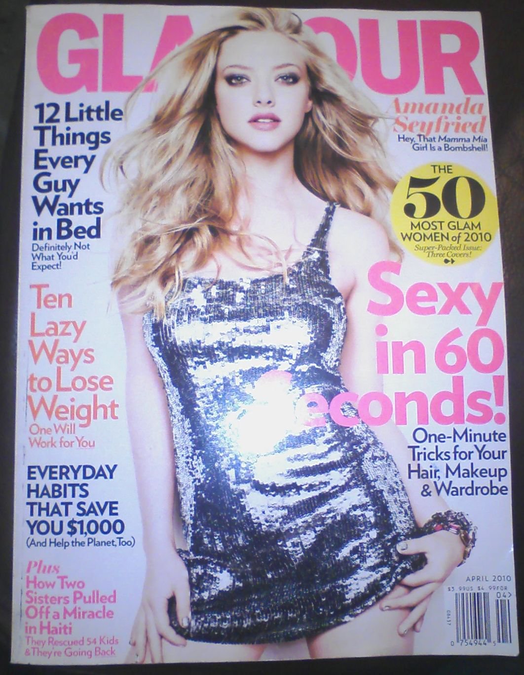 Glamour Magazine April 2010 Amanda Seyfried